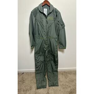 Military Flyers Coveralls Green Long Sleeve - CWU-27/P Equa Industries - 42 Long